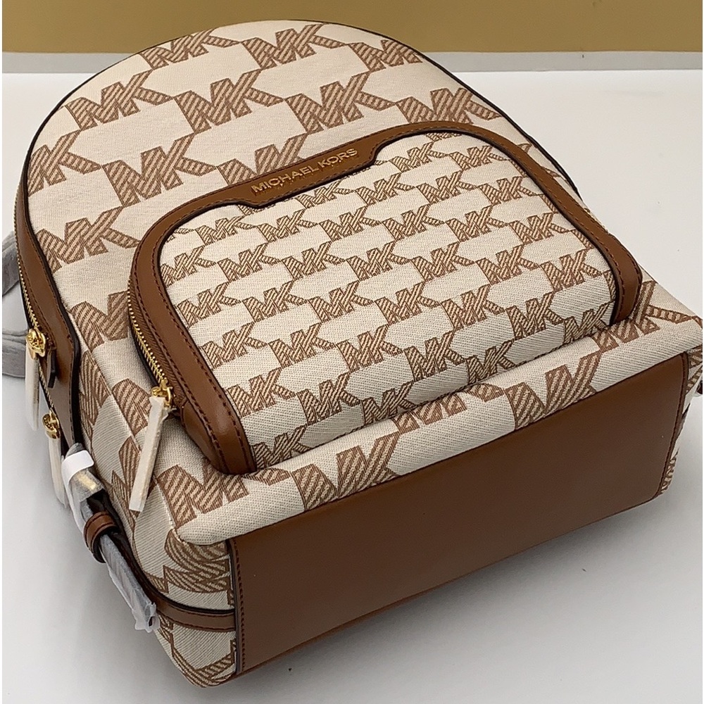 MICHAEL KORS Jaycee Medium Logo Jacquard Backpack Luggage color - Picture 4 of 16